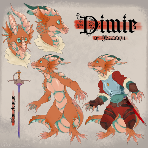 New ref of Dimir! for those who don&rsquo;t know, this is one of my dnd characters, Dimir! 