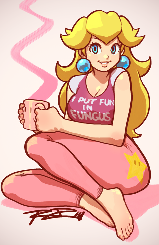 theeyessayasmuchasthetongue:  Super Princess Peach Tea by Robaato