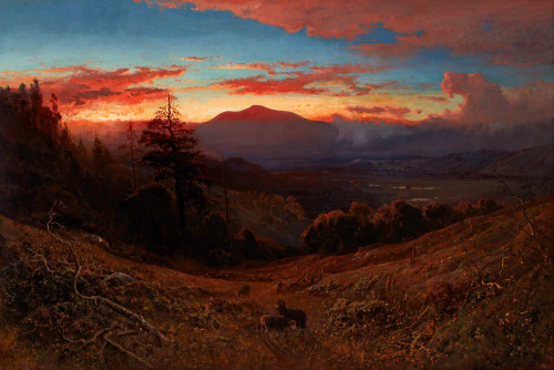 Sunset on Mount Diablo (Marin Sunset), William Keith, 1877