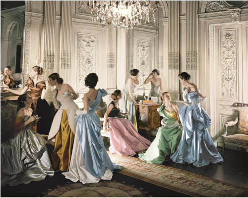 Charles James ballgowns by Cecil Beaton, in Vogue , June 1948 