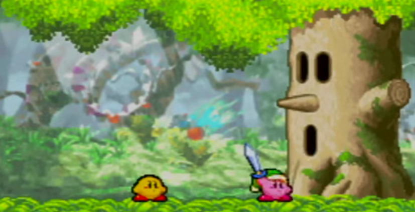 nothingbutgames:  Whispy Wood’s appearance through the Kirby series.