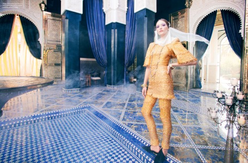 Here is the Chanel Cruise Collection special story i just shot for Mojeh Magazine in Marrakech Moroc