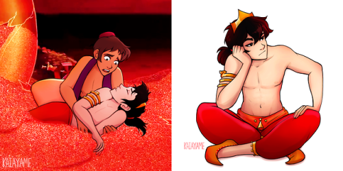 kaiayame:Let me share this whole new world with you✨ adventures in my klance aladdin au, from my ins