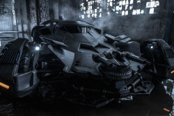 spmpodcast:  Zack Snyder tweets the 1st official pic of the Batmobile from Batman V Superman: Dawn of Justice. 