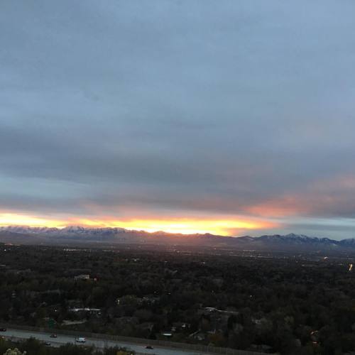 Blazing soul. (at Mt Olympus Trailhead)