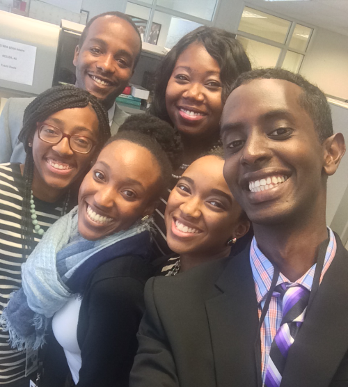 yourpersonalcheerleader:  An all Black office/intern cohort working for the White House :) Blessings on blessing. My first week was amazing.
