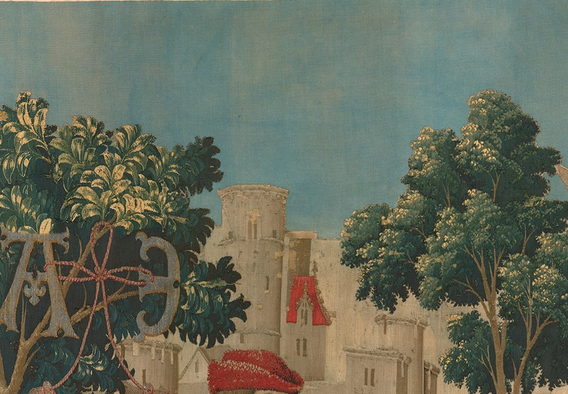 renaissance-art:  Details from The Unicorn is Found of the Unicorn Tapestries