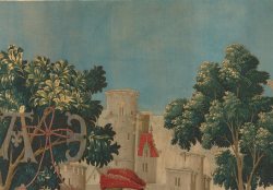 Renaissance-Art:  Details From The Unicorn Is Found Of The Unicorn Tapestries