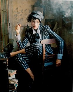 thom-browne-wonderland:Thom Browne Resort 2014 - Edie Campbell by Tim Walker