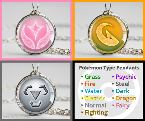 trinketgeek:  Trinket Geek recently reached 1000 followers, thanks to each and every one of you! To celebrate we are having a giveaway of our popular Pokemon type pendants! TO ENTER: You must be following Trinket Geek on Tumblr You must reblog this post