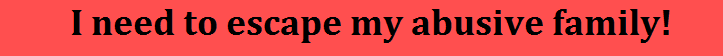 ghostofcommunism:  ghostofcommunism:  Please help me escape my abusive family.They’re