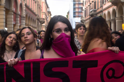 NON UNA DI MENO - italian intersectional transfeminist protest movement