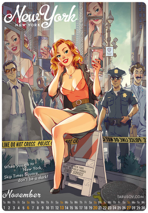 pinuparena:  New Pin-up calendar by Andrew TarusovLive Kickstarter here