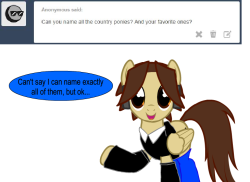 ask-star-singer:  An ask by an Anon featuring ask-swedish-pony, ask-sweden-pony, canada-pony, ask-the-england-ponies (Sorry, it’s deactivated…) and ask-usa-pony.Why name the country ponies I know when I can sing the names?  x3
