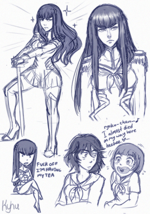 k-y-h-u:  old klk doodles I forgot about  thank you Kyhu-sama~ <3 <3 <3