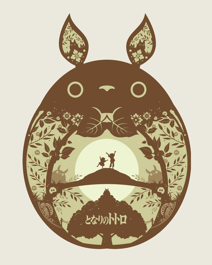 kev-n:  zero—orchestra:  pixalry:  Papercut Style Ghibli Posters - by Michael