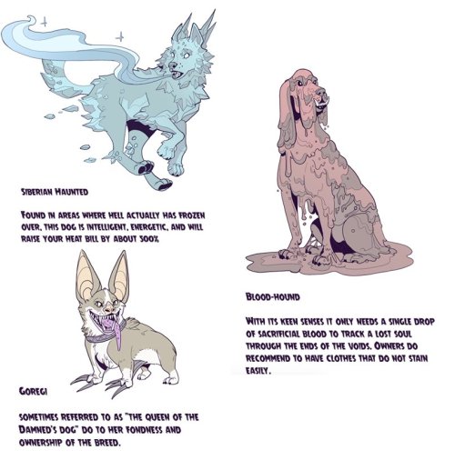 the-unicorns-of-nienna: c3rmendraws:Please remember that adopting a hellhound is not just a lifelong