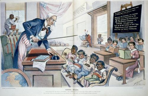 eastiseverywhere: American political cartoons from the period of the Philippine-American War. Click