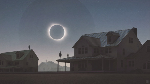 cinemagorgeous:  Solar Eclipse by artist porn pictures