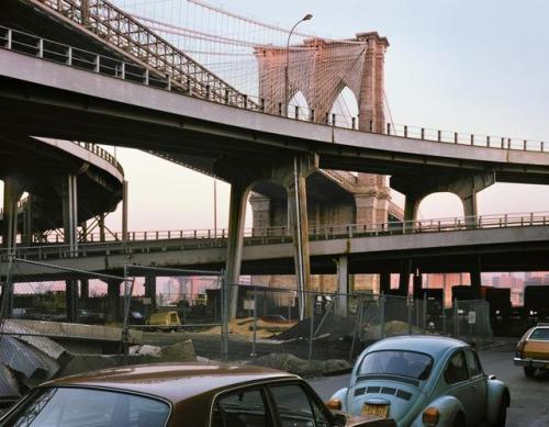 flashofgod:Joseph Bellows, Brooklyn Bridge, 1985.