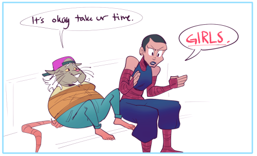 almguav:ROTTMNT Pride Week Day 2 - Villains/Side CharactersI need them two to meet up again and I ne