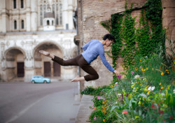 asylum-art:  The Levitator: Dance Self-Portraits by  Mickael JouFantastic self-portraits by Mickael Jou, a French-American dancer and photographer living in Berlin. “A trained dancer, I used to dance ballet and modern dance in the streets of Paris.