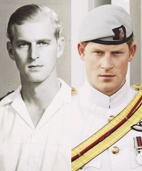 ravishingtheroyals:  Lookalikes: Prince Philip and Prince Harry 6/10 ♔ 