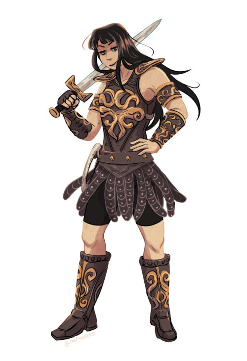 themaarika:Xena but her outfit is 25% more