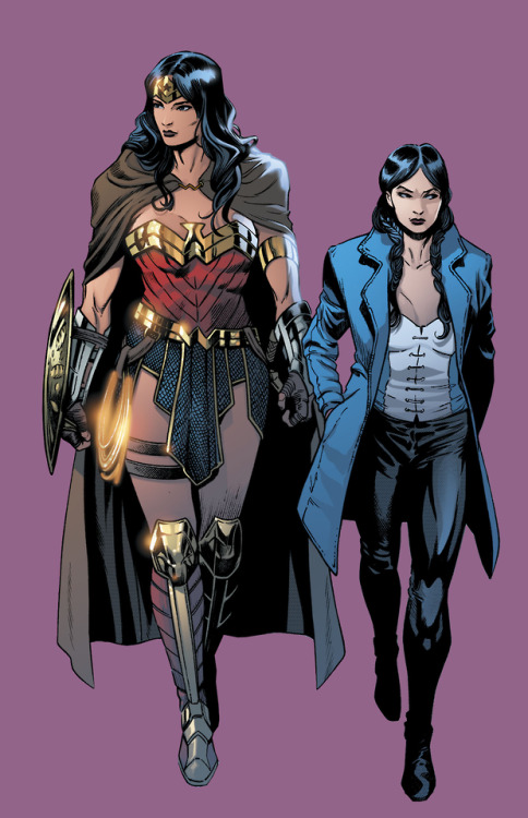 martianmanhuntter:Wonder Woman and Zatanna in Justice League Dark #11