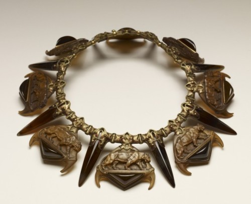 Art of the Day: Tiger Necklace René Lalique revolutionized jewelry design by combining precious and 