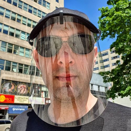 Be smart. Look stupid.
Face shield purchased from capshield.ca
#MakeMasksMandatory #FaceMask #FaceShield (at Phillips Square)
https://www.instagram.com/p/CBd7nu-nnEq/?igshid=1bo9n236aj5j6