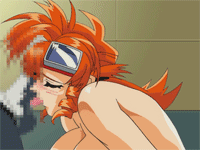 Busty Red Haired Oppai School Girl Sucking Her Swim Coachâ€™S Cock.