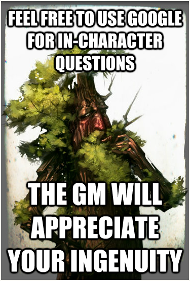 bardicknowledgeblogger:thatboomerkid:Malicious Advice Treant is a real jerk. Also, I’m stunned that 