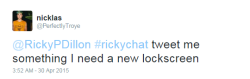 heartshapedwhirl:  Troye joins #rickychat