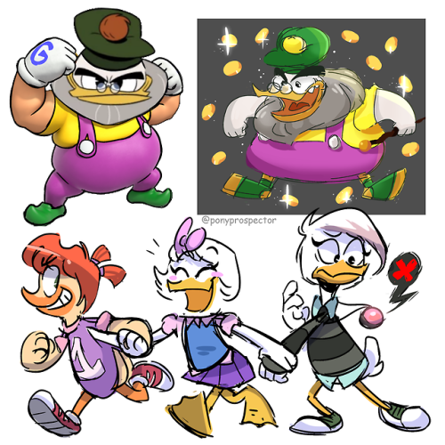 ponyprospector:i was thinking and dt17 glomgold is kind of like wario @ frank please respond?the. bo