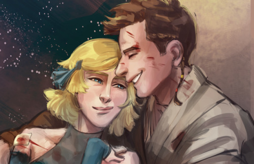 hollyoakhill: A commission of young Obi Wan and Satine for @obijuankenobiismyonlyho I had lots of fu