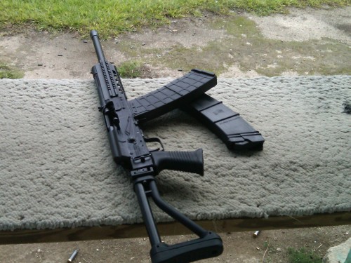 gunrunnerhell:  Bye The Saiga 12 shotgun, patterned around the Kalashnikov platform is one of the unfortunate number of Russian firearms that are now banned due to recently imposed sanctions. I suppose if you want a Saiga 12, better get one before their