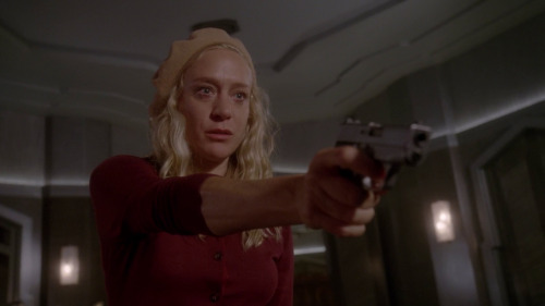 Screen caps of Chloë Sevigny in American Horror Story: Hotel episode 5.04 &ldquo;Devil’s Night&rdquo