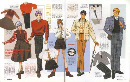 oldtypenewtype:Autumn FeelingsVery creative article featuring anime characters rocking some of the f