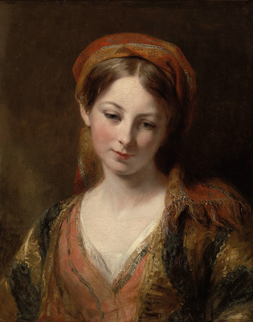 femme-de-lettres:Large (Wikimedia)Margaret Sarah Carpenter painted this portrait, possibly of her da