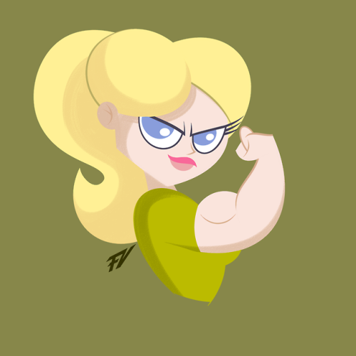 This is a quick draw of my special strong girl I did to commemorate International Women&rsquo;s 