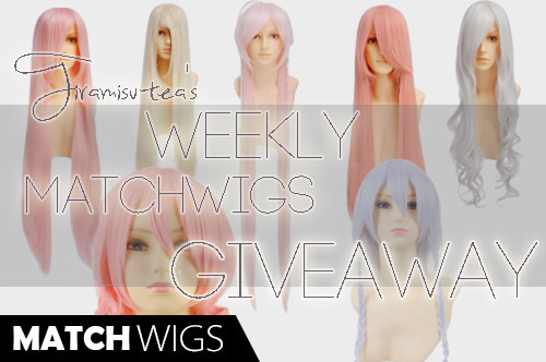 tiramisu-tea:  15th weekly giveaway hi guys^^ i will be hosting a weekly matchwigs giveaway