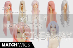 tiramisu-tea:  15th weekly giveaway hi guys^^ i will be hosting a weekly matchwigs giveaway where prizes include any wigs below ฮ (which is 80% of the wigs there tbh and if you place their banner on ur blog its an additional ŭ which makes up for