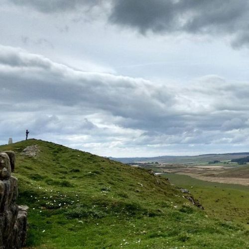 On the wall #hadrianswall #northumberland #sky (at Hadrian&rsquo;s Wall)