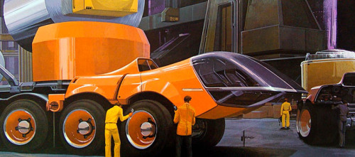 Quite possibly the sexiest heavy equipment machine ever conceived. Just me? Okay, fine.Syd Mead, Sen