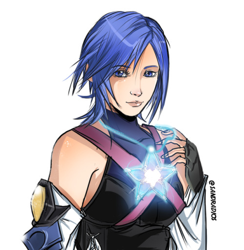 sandra-delaiglesia-fanarts:Aqua! my favorite videogame heroine(along with Aerith)