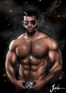 Jordenarts:  Finished! Logan (Wolverin) ;-))(Art By Jorden Arts)