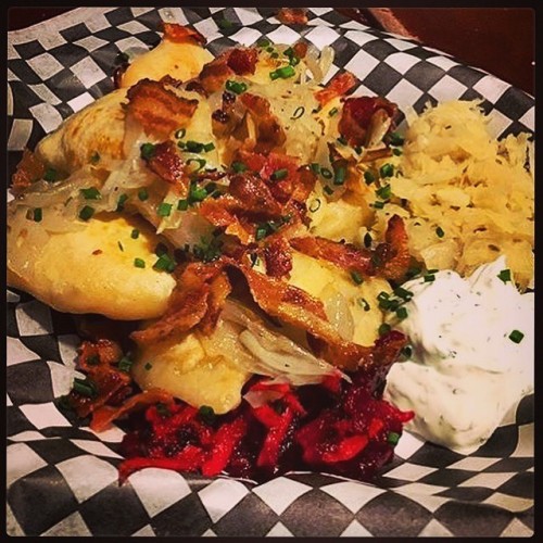 Enjoy a delicious plate of our famous TARG handmade perogies inside Ottawa’s only true classic arcad