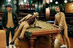 celebritiesofcolor:  Jussie Smollett, Trai Byers and Bryshere Grey photographed by Peggy Sirota for GQ Magazine 