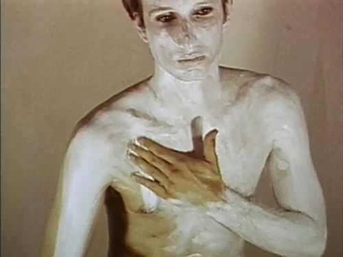 arterialtrees:  Bruce Nauman, Art Make Up 1 (1967)